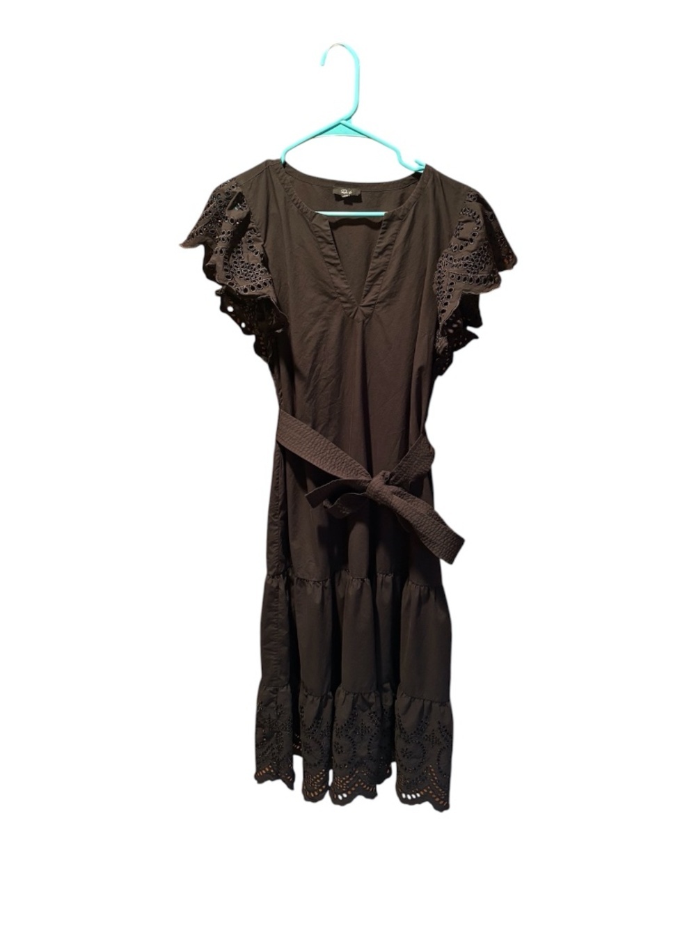Rails Gia Tiered Midi Dress in Black Medium